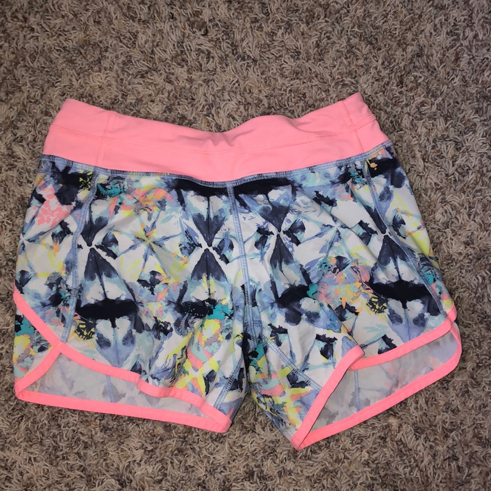Girls Ivivva Speedy long shorts.